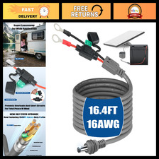 16.4FT Waterproof 16AWG Power Cable for Starlink Mini - Direct Battery Adapter,