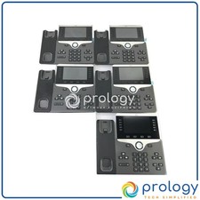 Lot of 10 Cisco UC Phone 8851 CP-8851-K9 Ethernet Handset w/ Cord  Stand