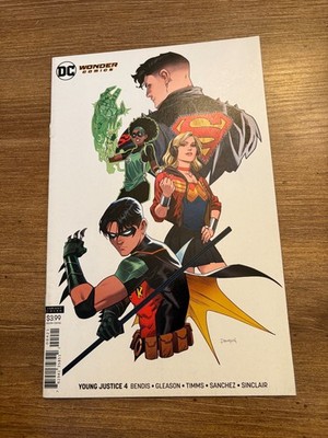 Wonder Comics # 4 VF DC Comic Book Variant Cover 1st Print Superboy 17 J371