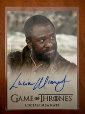 Lucian Msamati &middot; Game of Thrones &middot; Salladhor Saan &middot; Sammelkarte &middot; Autogramm