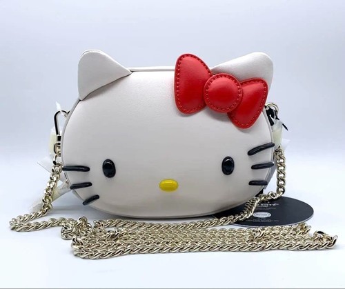 Kate Spade Hello Kitty 3D Mini Crossbody Bag Pink Leather Purse MBb0633 - Picture 2 of 9