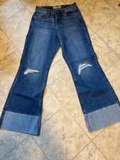 New with Tags Rock  Roll Denim High Rise Flare Trousers