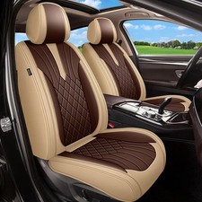 Car 5 Seat Covers Full Set For Hyundai Genesis 2009-2014 PU Leather Protector
