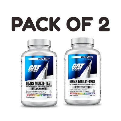 GAT SPORT Men s Multi + Multivitamin Tablets   150 Count   Pack of 2