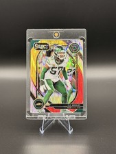 2024 Panini Select - Club Level C.J. Mosley #214 Red & Yellow Shock Prizm