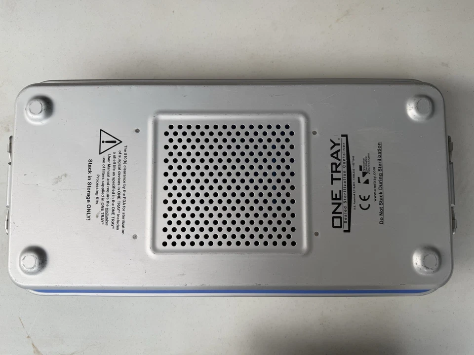 Carcasa contenedor de esterilización sellada de una bandeja, 24 x 12 x 6 Foto 2 de 4