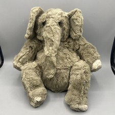 Dakin Lou Rankin Friends Elephant Hoover 11" Plush Floppy Gray Stuffed Toy