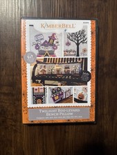 Kimberbell Twilight Boo-levard Bench Pillow KD594 Machine Embroidery Design CD