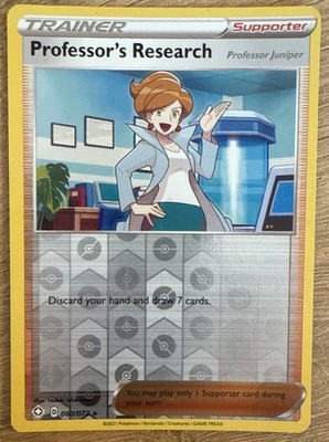 Pokémon TCG Professor s Research Shining Fates 060/072 - Reverse Holo Rare NM
