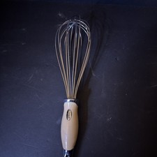 Vintage Wire Whisk with Wooden Handle