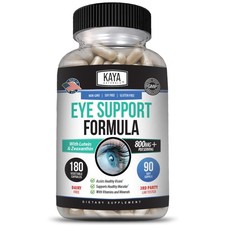Eye Health Supplement - Lutein  Zeaxanthin - Supports Eye Strain, Dry Eyes, ...
