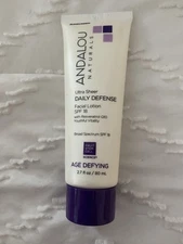 Andalou Naturals Age Defying Ultra Sheer Daily Defense Facial Lotion - Spf 18
