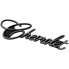 1975-76 Chevrolet Caprice Grill Emblem Chevrolet Script