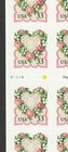 #3274a Victorian Love conv. booklet of 20, plt #V4549, VF — photo 2