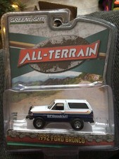 1992 FORD BRONCO 1/64 4x4 GREENLIGHT BFGOODRICH 4WD OFF-ROAD ALL-TERRAIN 4WD DCP