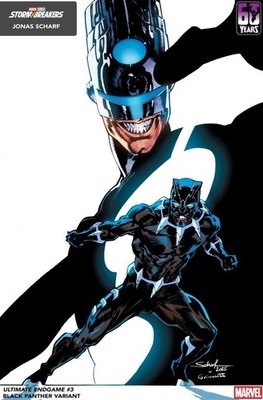 Ultimate Endgame #3 Jonas Scharf Black Panther Variant 3/25/26 Marvel
