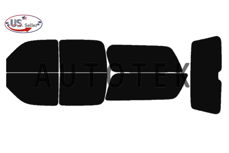 PreCut All Sides Window Film Any Tint Shade % For Chevrolet Suburban 2000-2006 - Image 2 of 4