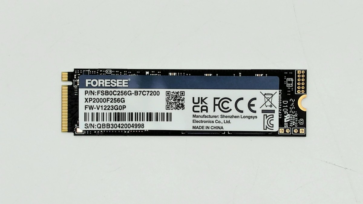 FORESEE M.2 NVMe SSD 512GB 本体 FORESEE 256GB NVMe SSD 2280 PCIe Gen4x4 FSB0C256G-B7C7200 | eBay