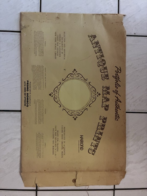 Portfolio Of Authentic Antique Map Prints Reprints