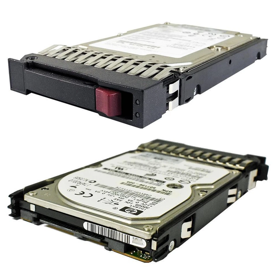 HP 146GB 2.5" 15k 6G SAS HDD HotSwap Hard Disk 512744-001 507129-009 con telaio - Immagine 2 di 3