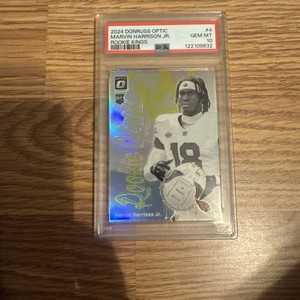 2024 Panini Donruss Optic Marvin Harrison Jr Rookie Kings PSA 10 Cardinals #4 RC