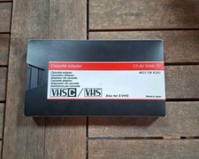 Adaptateur cassette camescope VHS-C to VHS S-VHS pour magnétoscope VHS K7  VIDEO