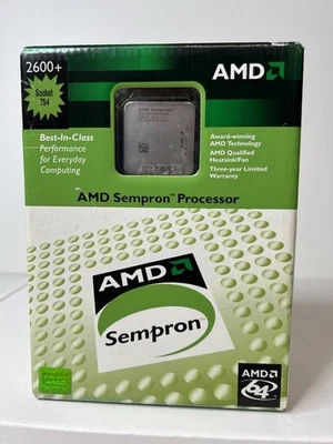 Procesador AMD Sempron AMD 64 2600+ Socket 754 SDA2600BXBOX NUEVO EN CAJA SELLADA Foto 1 de 4