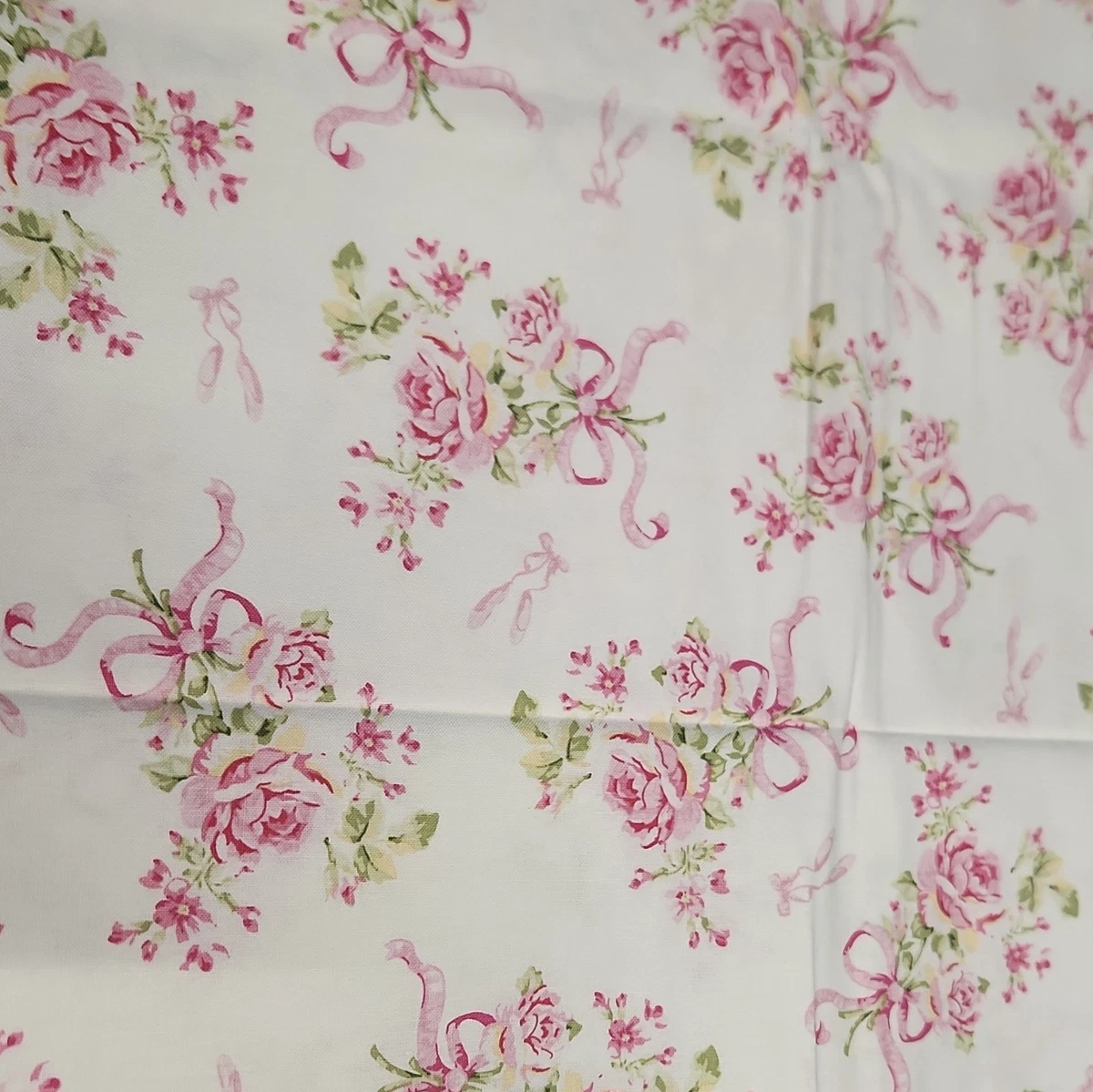 Pink Rose Cotton Craft Fabrics for sale | eBay