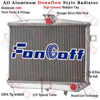 3 Row Aluminum Radiator Cooler For Volvo Amazon P1800 W/B18 B20 GT MT 1959-1969