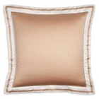 Matouk Alessandra Euro Sham 27 x 27 600 Thread Count - Ambrosia/Bone
