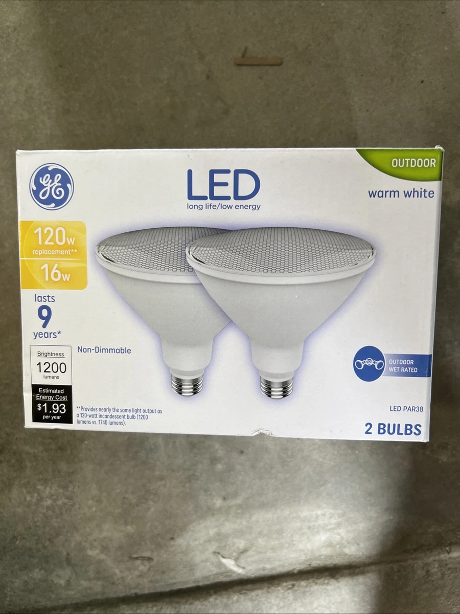 GE PAR38 LED Outdoor Flood Light 90W Equivalent Daylight Dimmable – 4 Pack