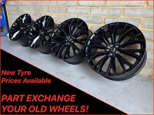 Volvo XC90 XC60 22" Genuine Gloss Black 10 Y Spoke Alloy Wheels 32327097