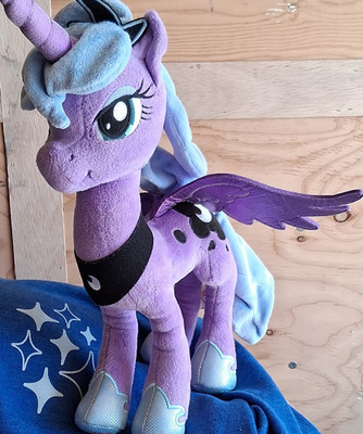 Hasbro My Little Pony Princess Luna Plush Stuffed Animal Medium Purple 2015