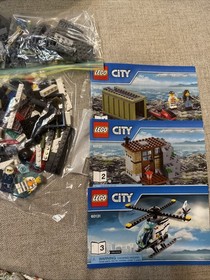 Lego City Crooks Island 60131 100% Complete Set W/Manuals & Figures