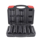6PC 1/2" Drive Deep Impact Socket Set Extra Long SAE 3/4 7/8 15/16 1-1/16 1-1/8