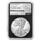 2025-W Proof $1 American Silver Eagle NGC PF69UC ER ALS Label Retro Core