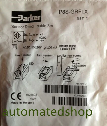 1Pc New Parker P8S-GRFLX sensor solenoid valve Free Shipping FedEx or DHL #Y