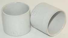 Nespresso Collection ~ Espresso Cups - Set of 2 - Matte White Glazed China *NEW!