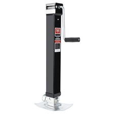 8000 lbs Weld-on Square Jack w/Sidewind & Footplate, 15" Vertical Travel for RV
