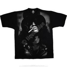 SLASH-TOP HAT-Black T-SHIRT-Yth M,L; S-M-L-XL-2X Guns N Roses,Velvet Revolver