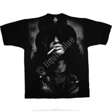 SLASH-TOP HAT-Black T-SHIRT-Yth M,L; S-M-L-XL-2X Guns N Roses,Velvet Revolver