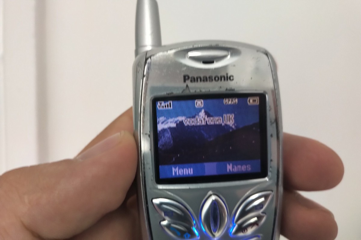 Panasonic EB G50 Silver (Unlocked) Mobile Phone simple basic