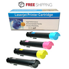 Set of 4 Toner Black Color Set For Dell 5130 5130CN 5130CDN 5120CDN 5140CDN