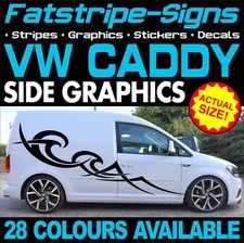 to fit VOLKSWAGEN CADDY GRAPHICS STICKERS STRIPES DECALS DAY VAN HIGHLINE R LINE