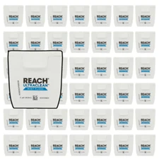 72-Pack REACH Ultraclean Bulk Travel Size Dental Floss, 5 yd - Mint Dental Floss