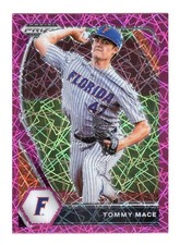 Tommy Mace 2021 Prizm Draft Pink Velocity PDP69 Florida Guardians