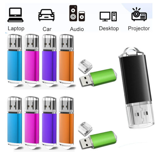 10Pack USB Flash Pen Drive Memory Stick Thumb Drives 2GB 4GB 8GB 16GB - Afbeelding 1 van 18