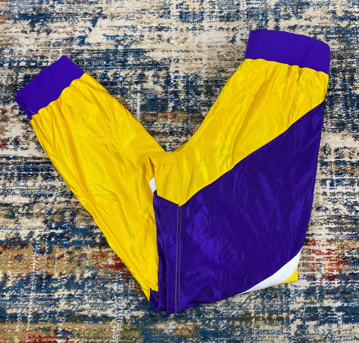 Nike La Lakers Tracksuit Pants In Field Purple/ Amarillo/ White