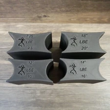 Guitar Fingerboard Radius Sanding Block 3D Printed 2 Sided Dual Various 8" & 4"