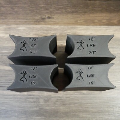 Guitar Fingerboard Radius Sanding Block 3D Printed 2 Sided Dual Various 8'' & 4''